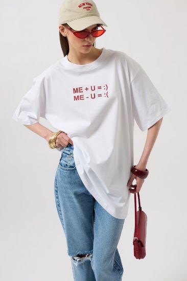 Kabartma Baskılı T-Shirt resmi
